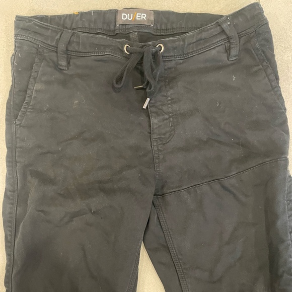 DU/ER Men's No Sweat Jogger Pants in Black 30x29 - Picture 3 of 9